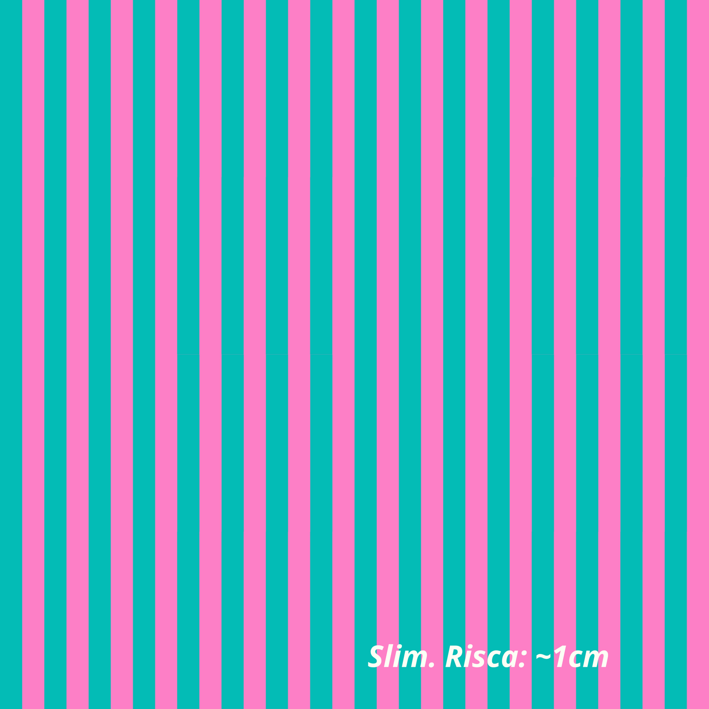 Riscas em Verde e Rosa (M18825)