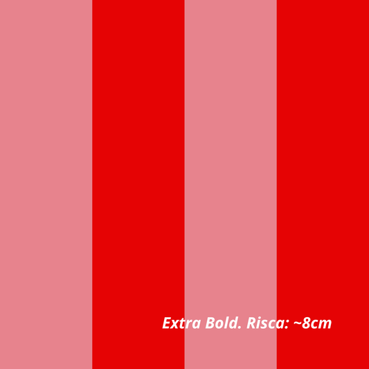 Riscas Color Block: Vermelho e Rosa (M31326)