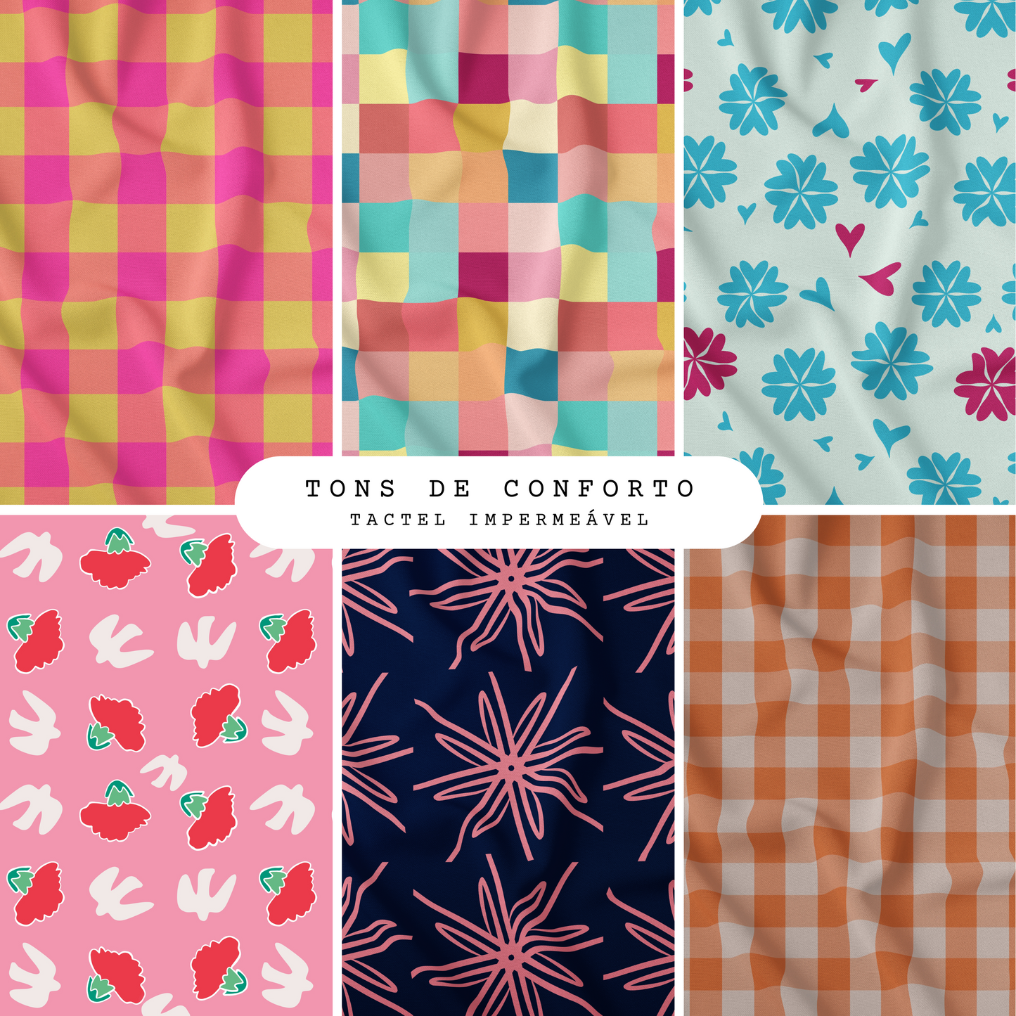 Kit Patchwork: Tonalità di Comfort ~ Tactel Impermeabile
