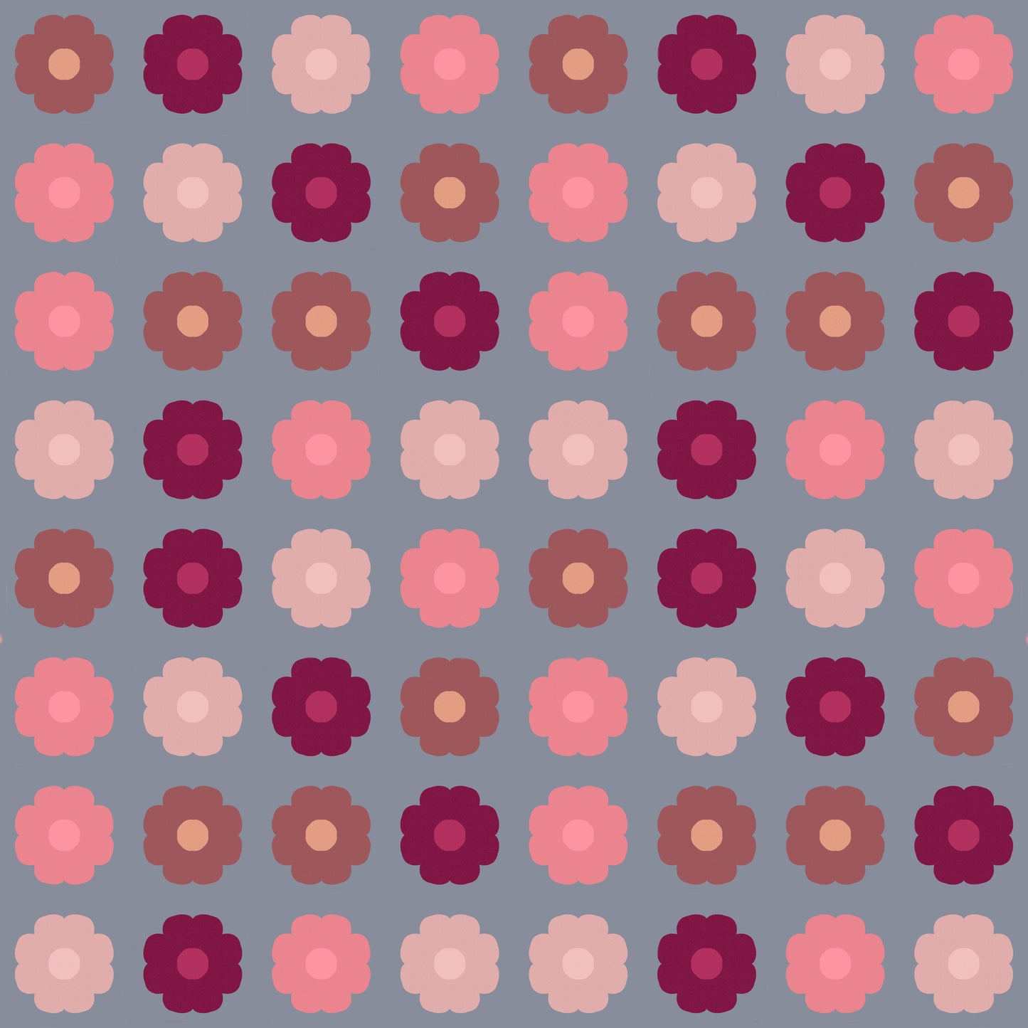 Fiori in Diversi Colori Rosa (M10825)