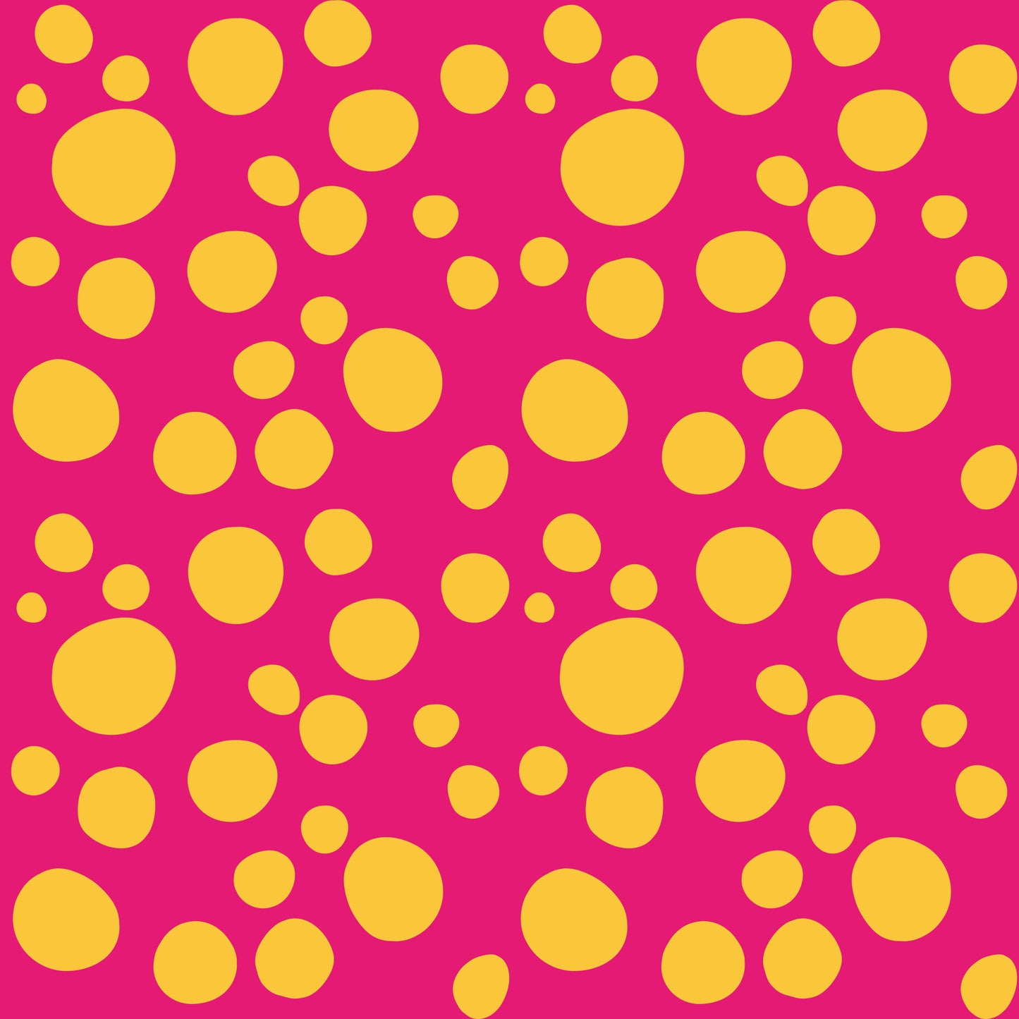 Pois Gialli su Sfondo Rosa (M11525)