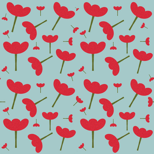 Flores rojas (M11625)