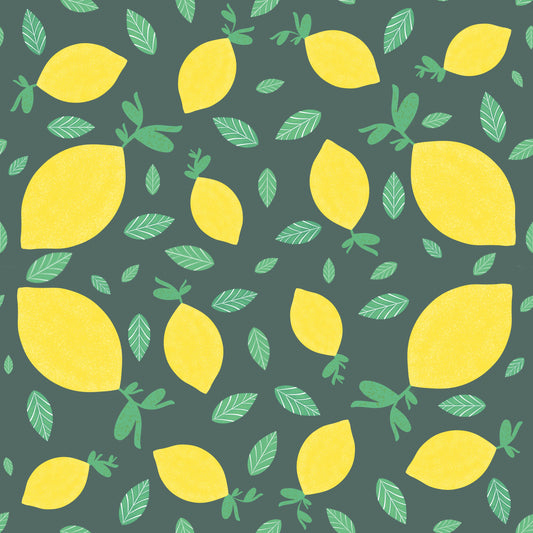 Limones y hojas (M11725)