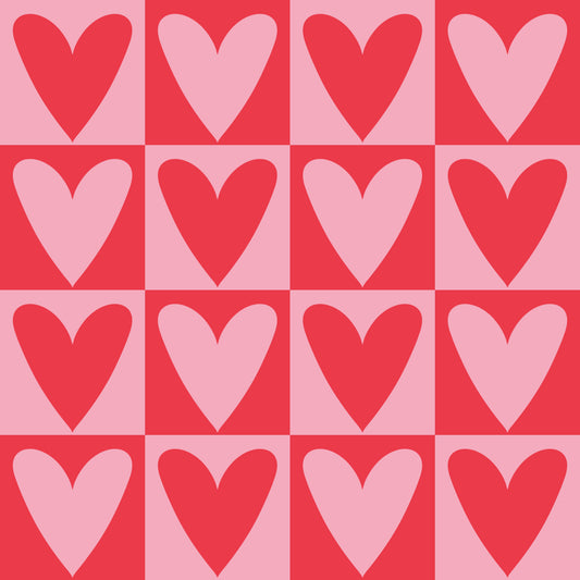 Corazones en cuadrados (M11925)
