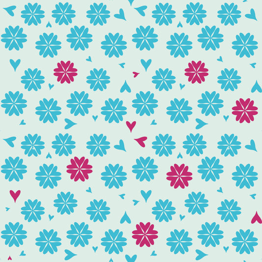 Flocos e Corações (M12725)