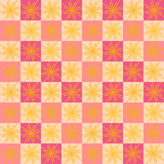 Vierkanten met Geometrische Zon (M13225)