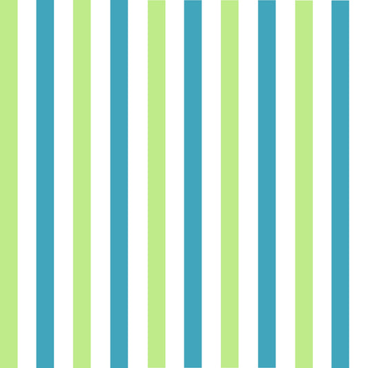 Rayas verdes, azules y blancas (M17525)