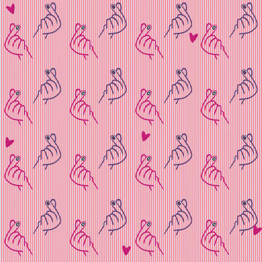 Padrão Finger Heart (M26626)