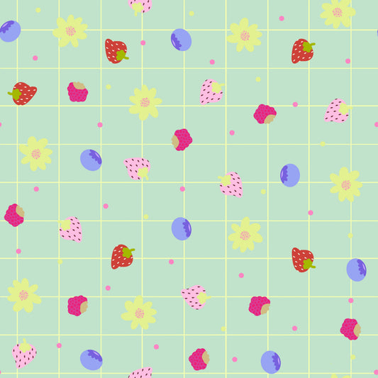 Grid Vruchten en Bloemen (M30426)