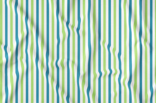 Rayas verdes, azules y blancas (M17525)