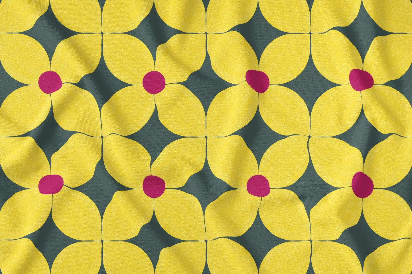 Fiori Geometrici in Giallo (M13525)