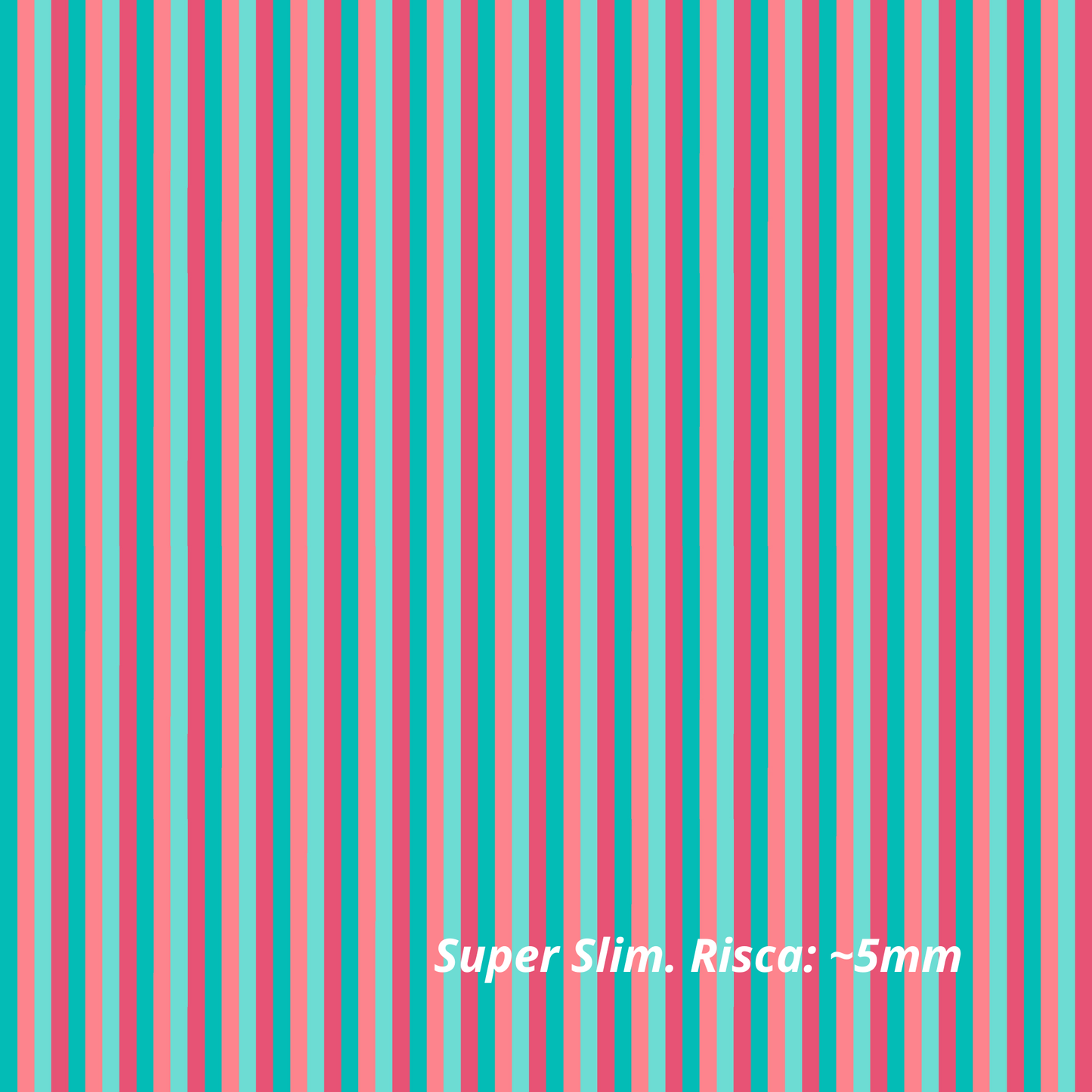 Rayas Tonos Turquesa y Coral (M31726)