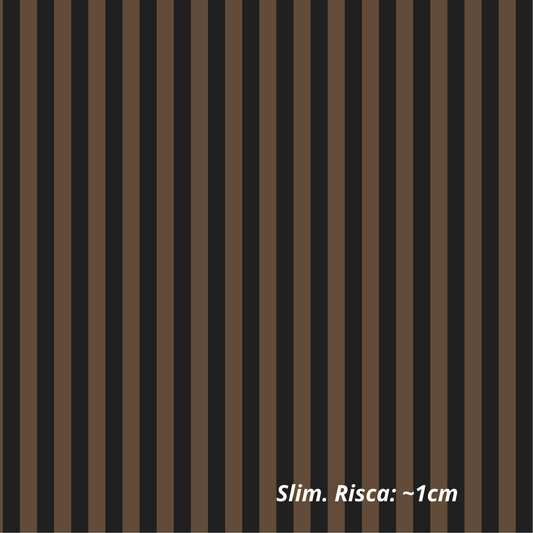 Riscas Pretas e Castanhas (M22525)