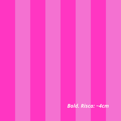 Streifen in Knallrosa und Hellrosa (M28726)