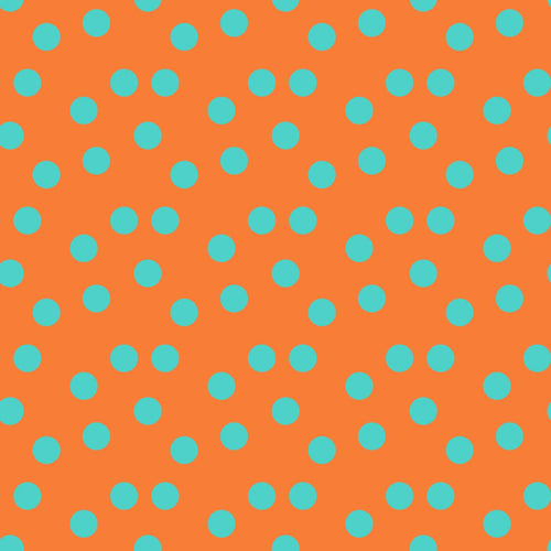 Bolas Turquesa Fundo Laranja (M32926)