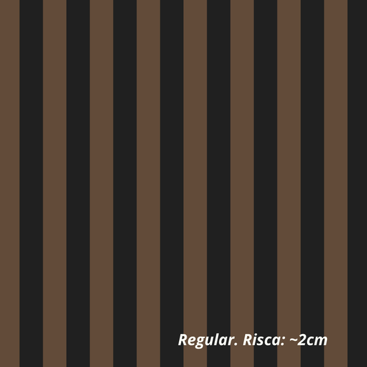 Riscas Pretas e Castanhas (M22525)
