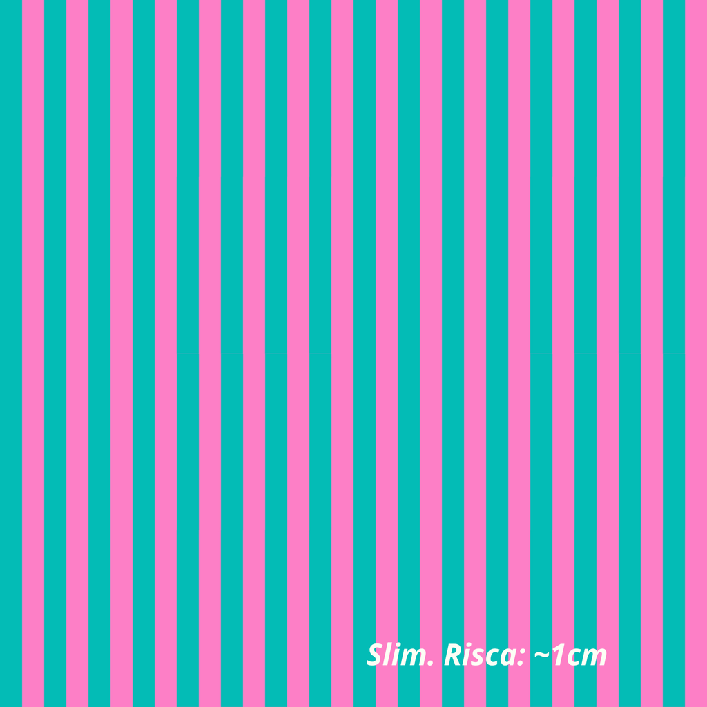 Righe in blu e rosa (M18825)