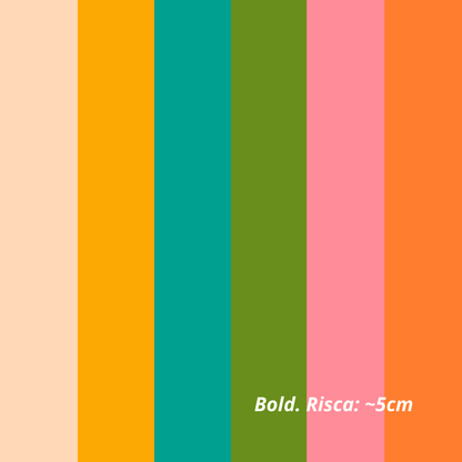 Stoff mit Streifenmuster 70er (M27926)