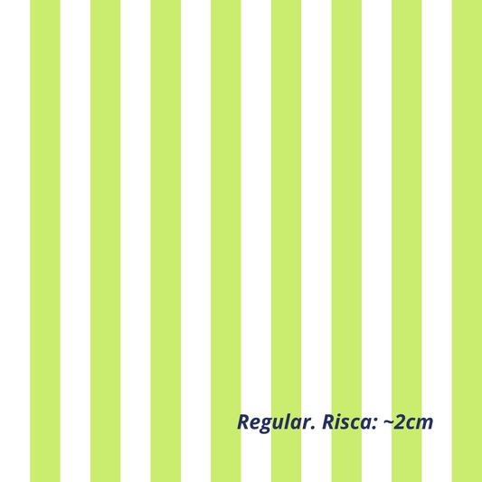 Riscas Verdes e Branco (M28926)