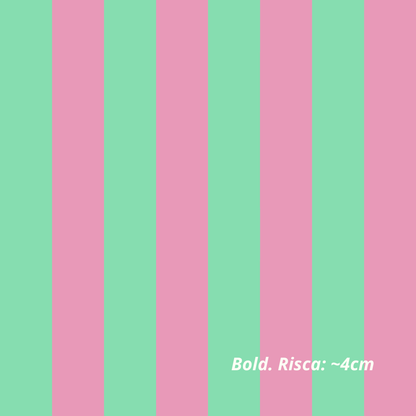 Roze en munt strepen (M28226)