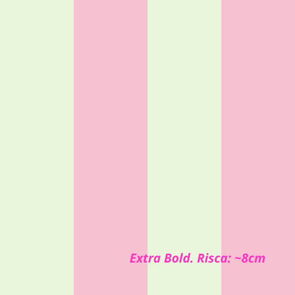 Rosa und Hellgrün gestreift (M29126)