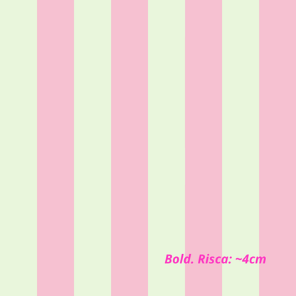 Rosa und Hellgrün gestreift (M29126)