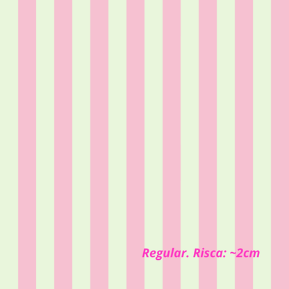 Rosa und Hellgrün gestreift (M29126)