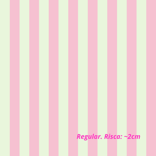 Riscas Rosa e Verde Claro (M29126)