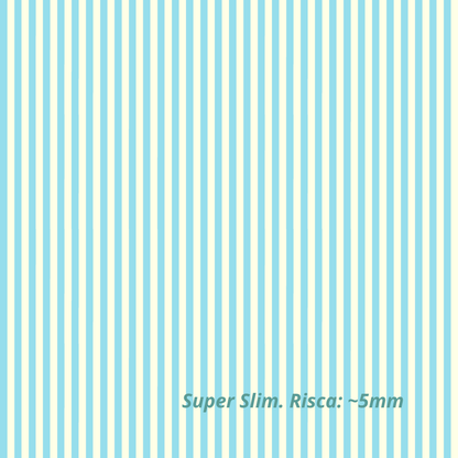 Blauwe en Crème Strepen (M29326)