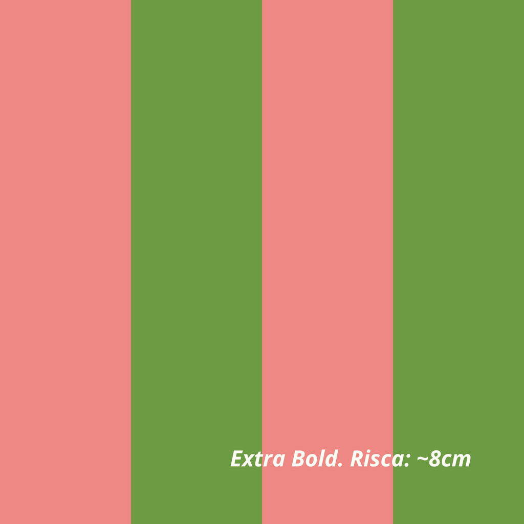 Roze en groene grasstrepen (M30126)