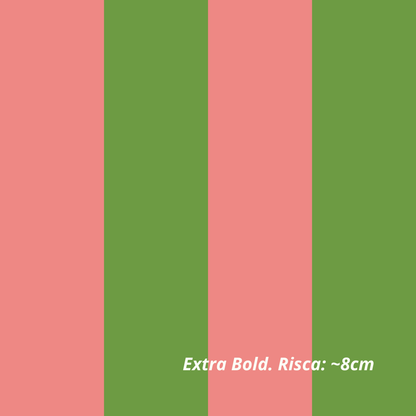 Rosa- und Grasgrüne Streifen (M30126)