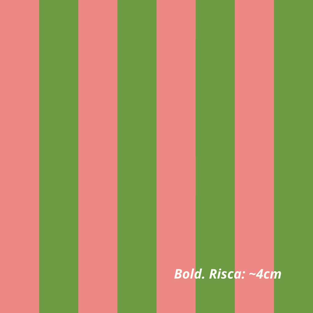 Roze en groene grasstrepen (M30126)