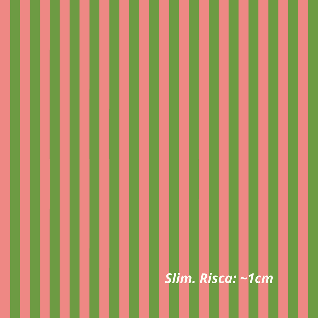 Roze en groene grasstrepen (M30126)