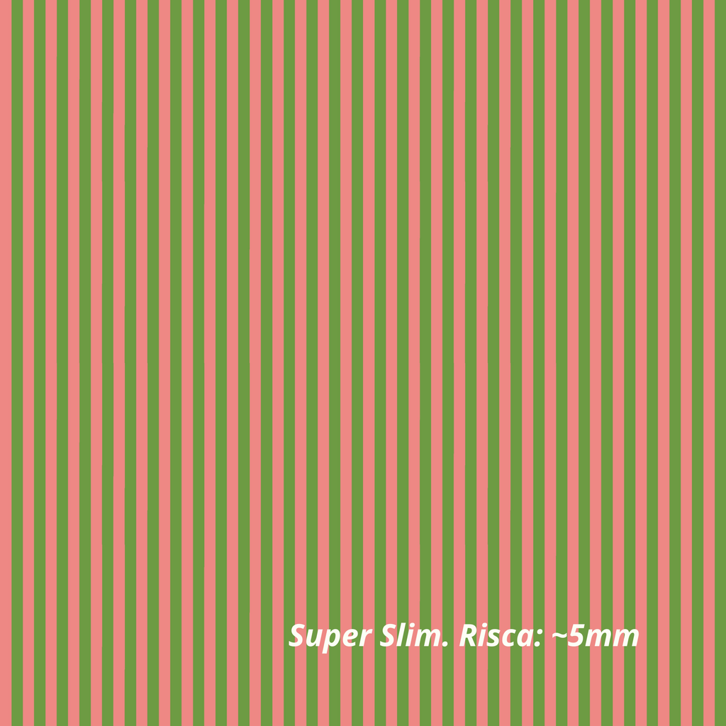 Roze en groene grasstrepen (M30126)