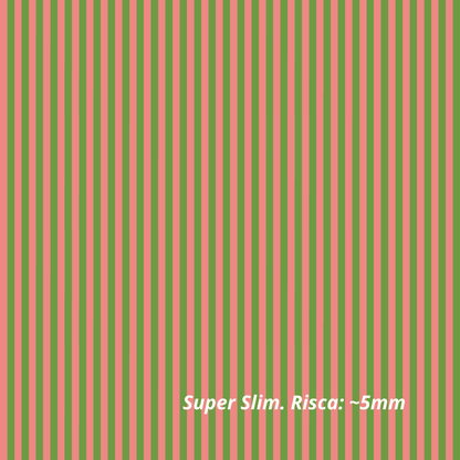 Rosa- und Grasgrüne Streifen (M30126)