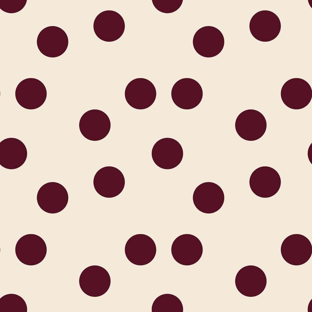 Blaue Polka Dots auf braunem Hintergrund (M33626)