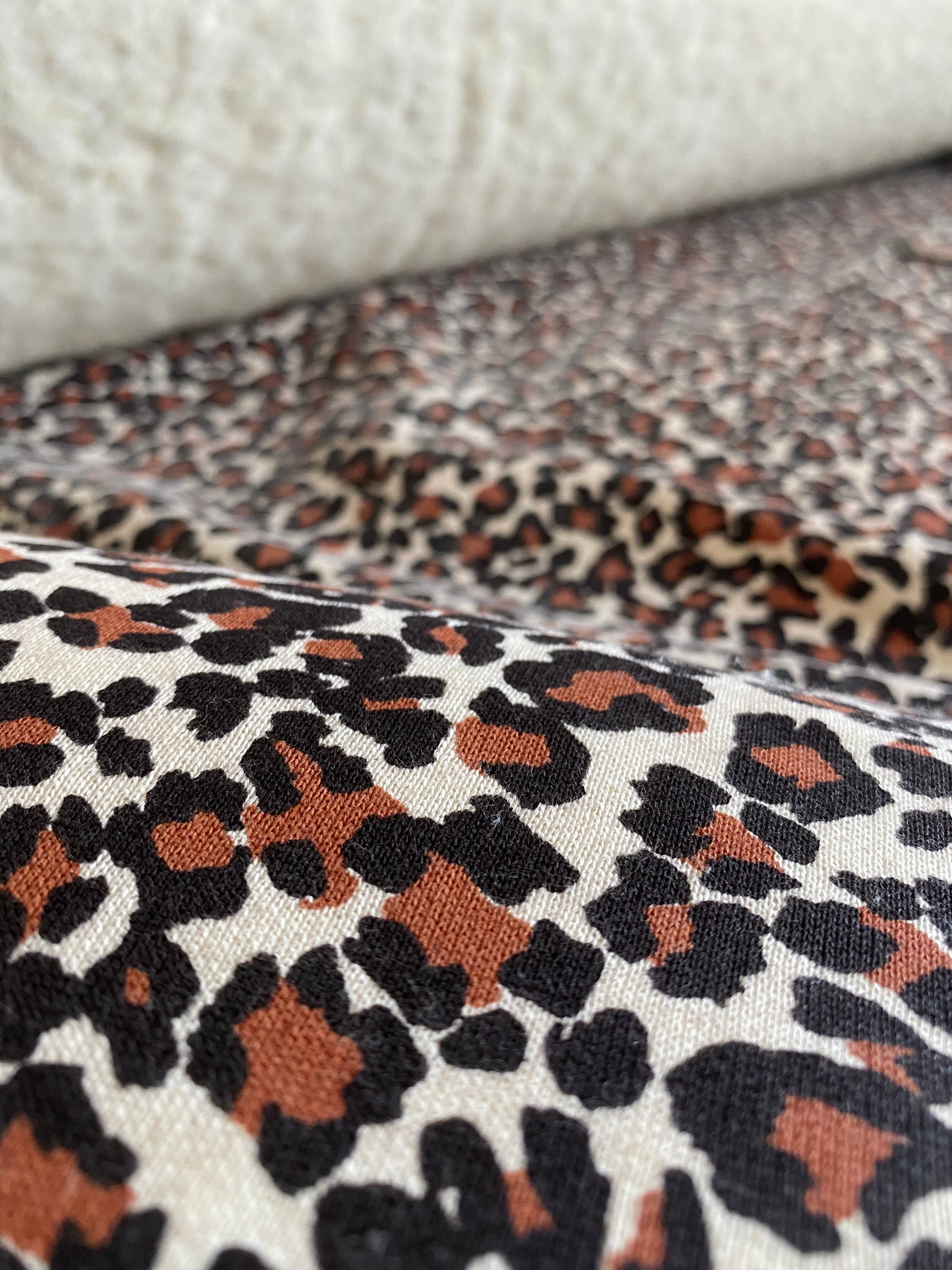 Tecido Leopardo 100% Algodão