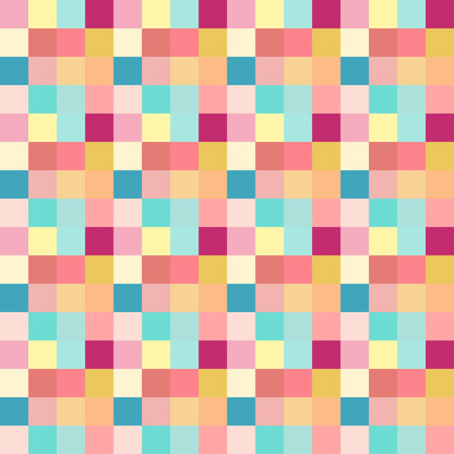 Kleurige Vierkantjes (M11325)