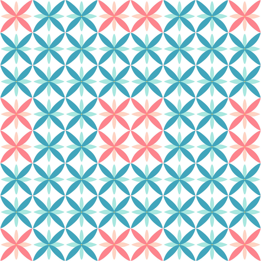 Geometric River Flowers (M11825)