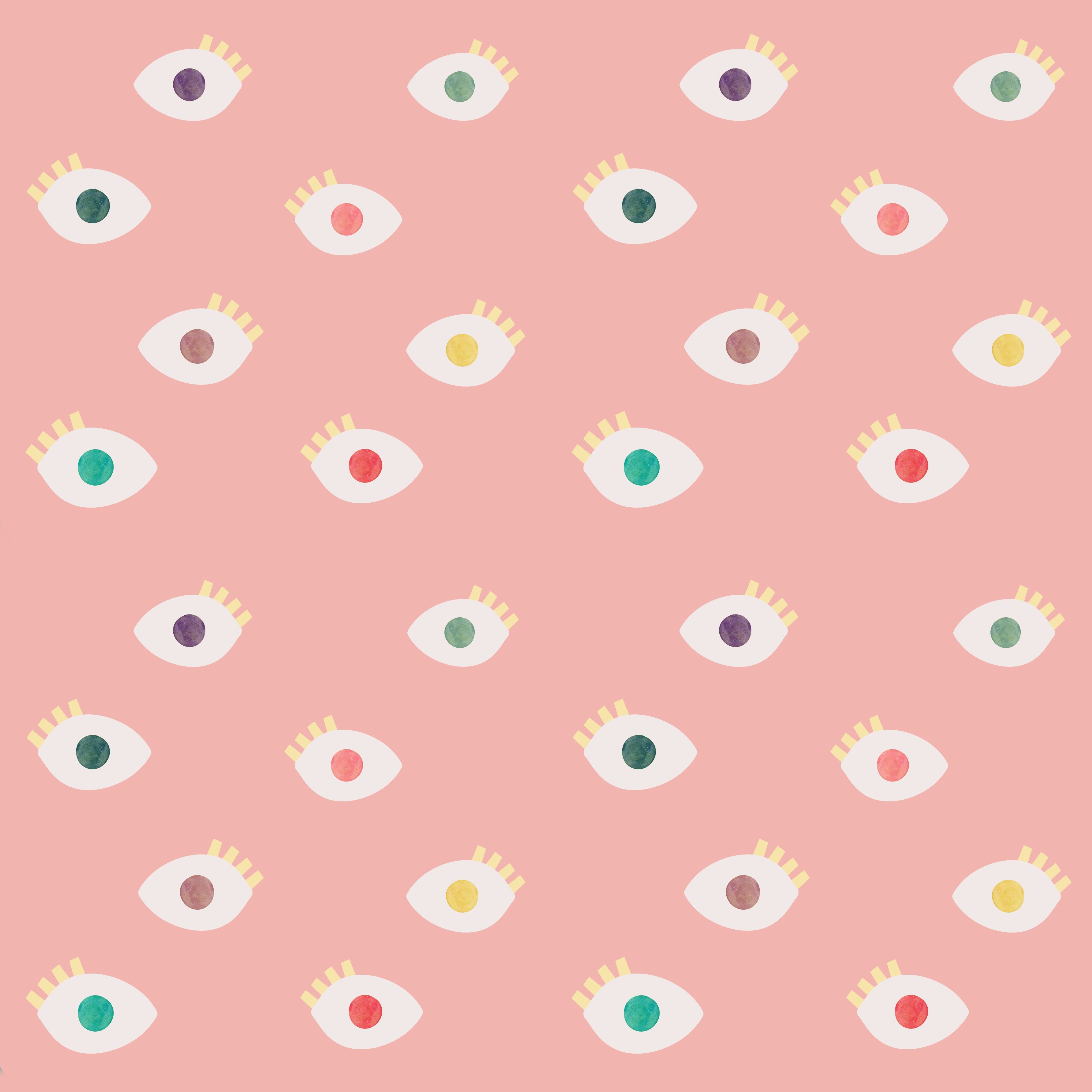 Bom Olhado com Fundo Rosa (M12025)