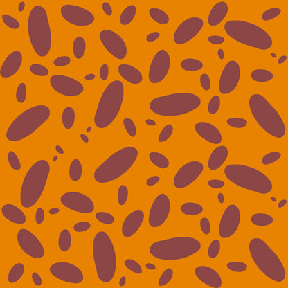 Macchie Marroni, Sfondo Giallo (M14025)