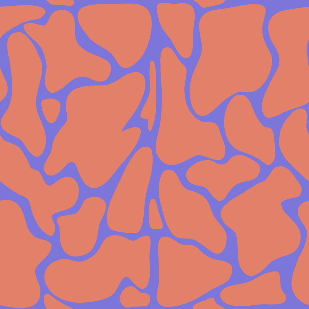 V-Shaped Purple & Orange Spots (M14325)