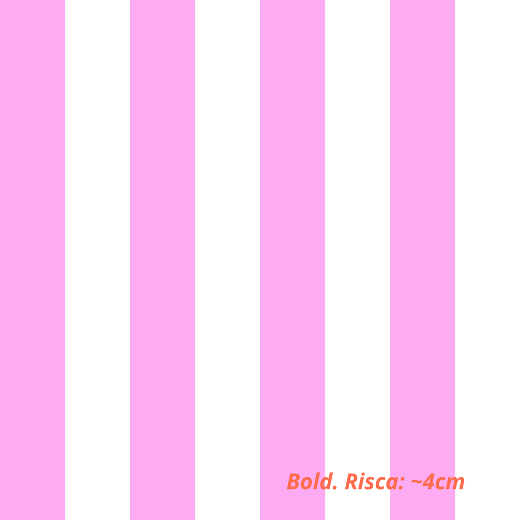 Weiße und rosa Streifen (M19225)