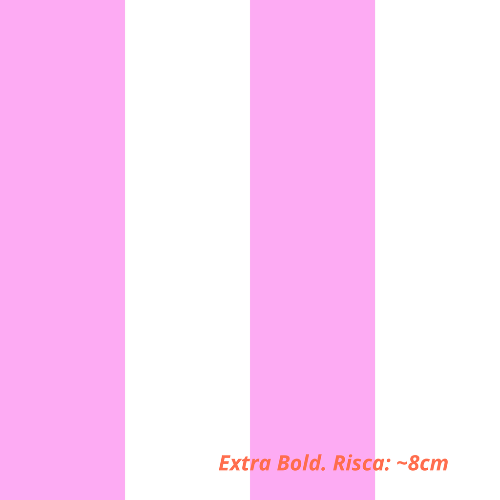 Weiße und rosa Streifen (M19225)