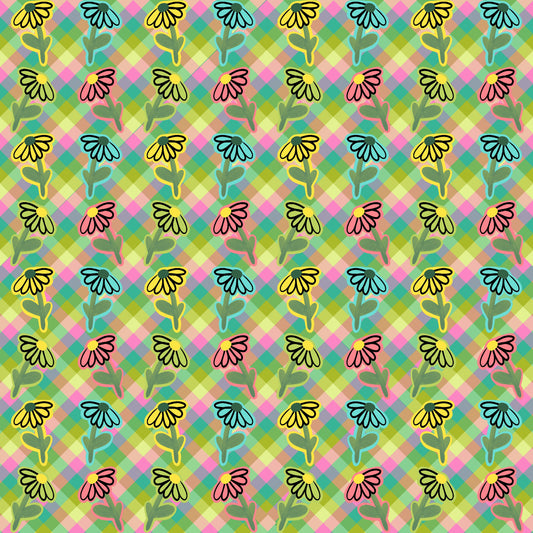 Flores Margaridas no Xadrez (M27726)