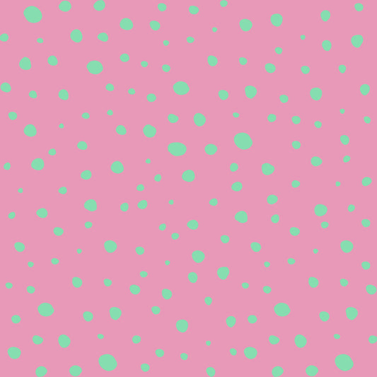 Tecido Pintas Verde Menta (M28426)