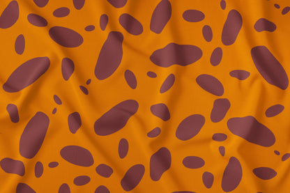 Macchie Marroni, Sfondo Giallo (M14025)