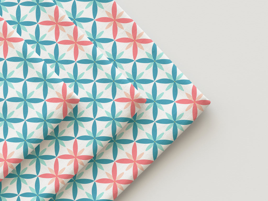 Geometric River Flowers (M11825)