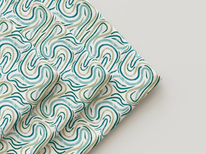 Abstracte Blauwe Strepen (M13725)