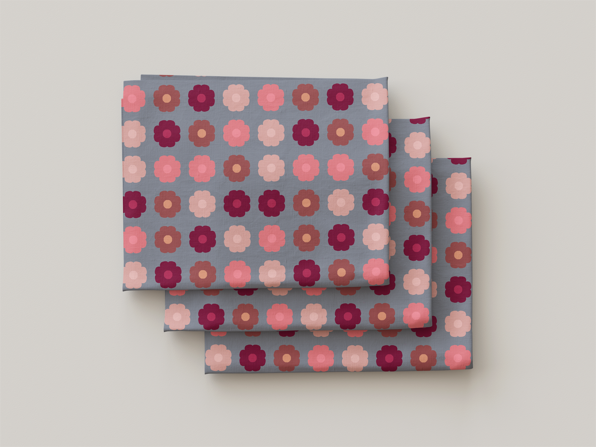 Flores em Diferentes Rosas (M10825)